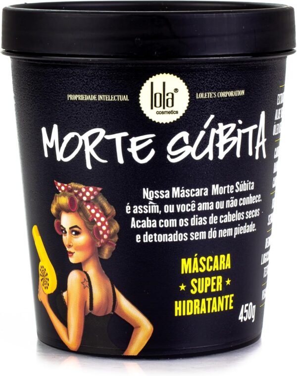 Máscara Super Hidratante, para cabelos Lola Cosmetics-Morte Súbita - 450g