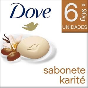 Dove Sabonete em Barra Karité e Baunilha 90 g 6 unidades